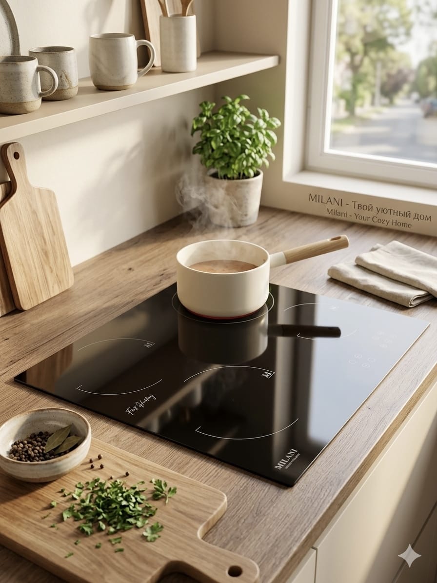 Варочная поверхность MILANI MAP4d60B черный