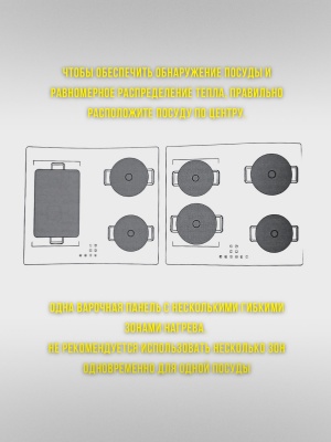 Варочная поверхность MILANI MAI4d72B черный