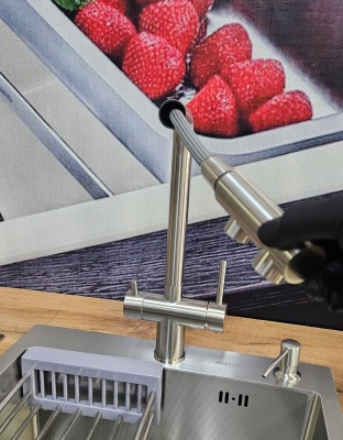 Смеситель для кухни MILANI М08098 Satin