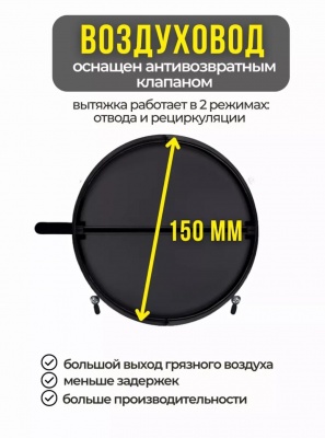 Вытяжка MILANI Forte G White